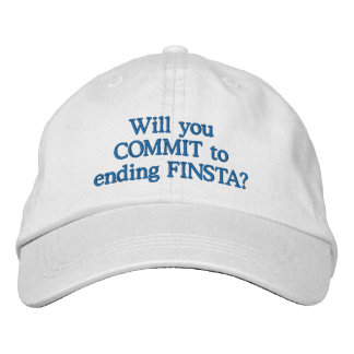 Will you commit to ending finsta? embroidered hat