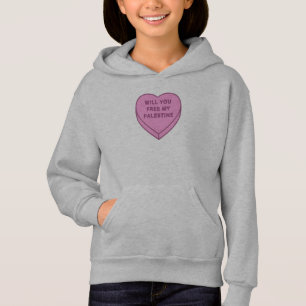 Will you free my Palestine? Cute Candy Heart sweet