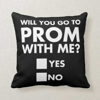 Will You Go To Prom With Me Promposal Print Cushion