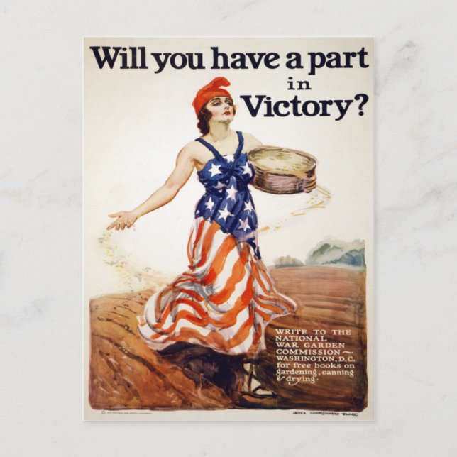 Will You Have a Part in Victory? Postcard (Front)