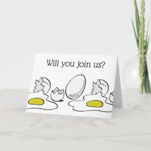 "Will You Join Us?", Invitation, Greeting Card