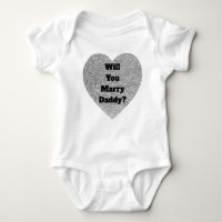 Will you marry daddy baby vest
