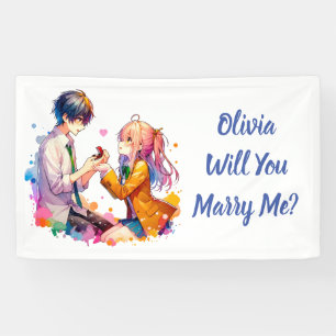 Will you Marry Me   Anime Marriage Proposal  Banner