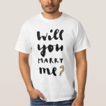 Will you marry me baby bodysuit<br><div class="desc">Will you marry me? Surprise your great love in a creative and funny way with this lovely and original gift idea. Romantic and at the same time a funny way for your marriage proposal.</div>
