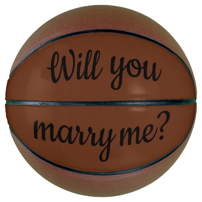 Will you marry me? basketball (Front)