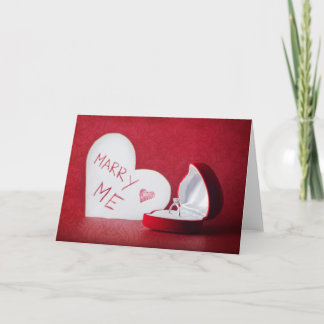 Will you marry me card