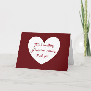 will you marry me card