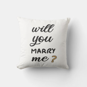 Will you marry me? cushion