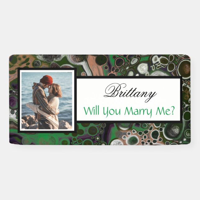 Will you Marry Me Custom Name Proposal    Banner (Horizontal)