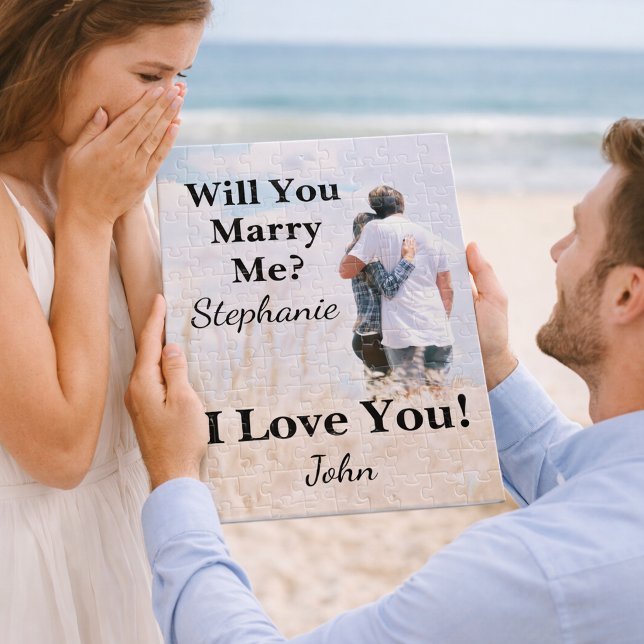 Will You Marry Me Custom Photo Jigsaw Puzzle (Creator Uploaded)