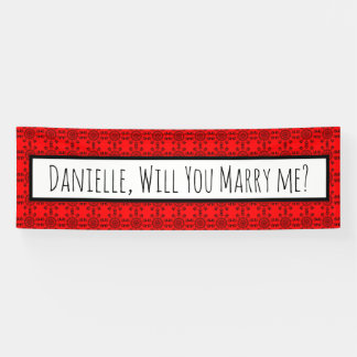 Will You Marry Me, Marriage Proposal Ban Banner