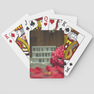 Will You Marry Me? Marriage Proposal Playing Cards