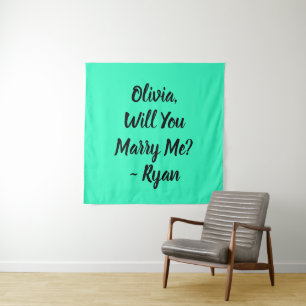 Will You Marry Me   Marriage Proposal  Tapestry