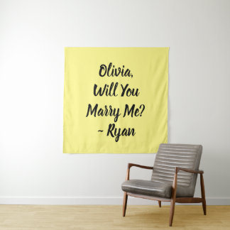 Will You Marry Me | Marriage Proposal  Tapestry