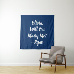 Will You Marry Me   Marriage Proposal  Tapestry