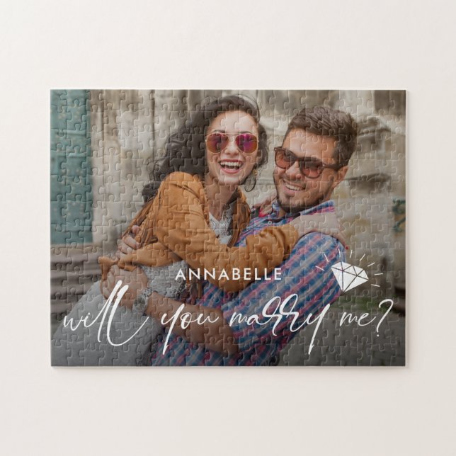 Will You Marry Me Photo Jigsaw Puzzle (Horizontal)