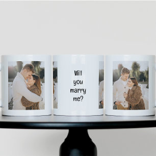 Will You Marry Me Photo Proposal Coffee Mug