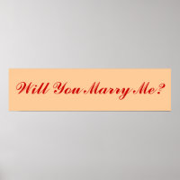 Will You Marry Me?