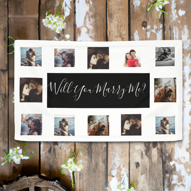 Will You Marry Me Proposal Banner with Photos (Creator Uploaded)