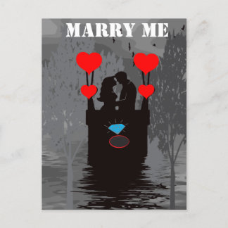 Will You Marry Me Proposal Jigsaw Puzzles Postcard