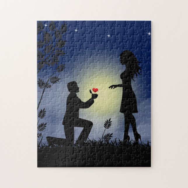Will You Marry Me proposal puzzle (Vertical)