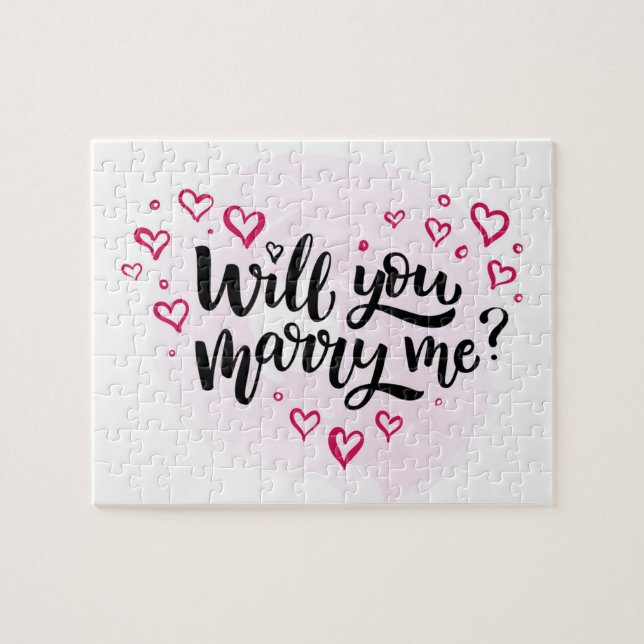 Will You Marry Me Puzzle (Horizontal)