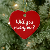 Will You Marry Me red custom script proposal cute