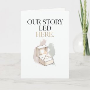 Will You Marry Me Romantic Marriage Proposal Card