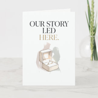 Will You Marry Me Romantic Marriage Proposal Card