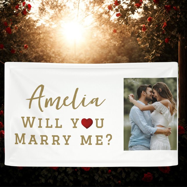 Will you marry me Romantic Proposal Photo Banner (Creator Uploaded)