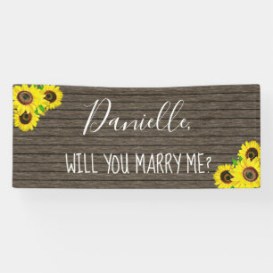 Will you Marry Me Romantic Proposal Sign