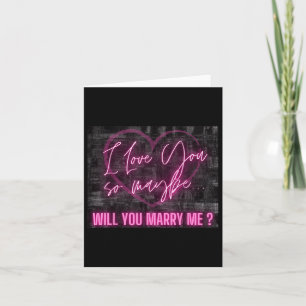 Will You Marry Me Shirt Surprise Love Fiance Bride Card