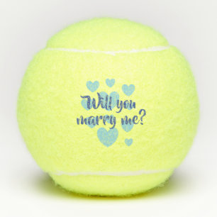 Will you marry me? Tennis Ball by dalDesignNZ