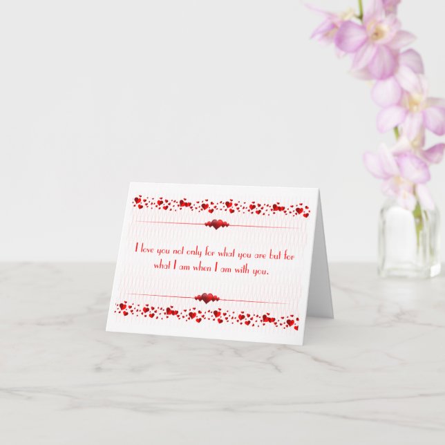 Will You Marry Me? Valentine Proposal Card (Orchid)