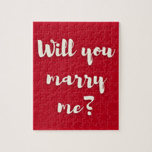 Will You Marry Me? Valentine's Jigsaw Puzzle