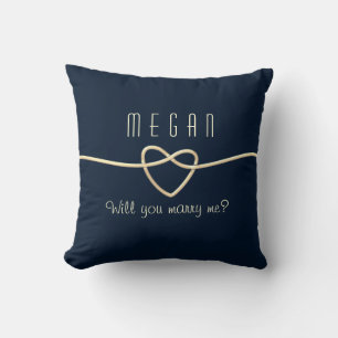 Will You Marry Me Wedding Proposal  Cushion