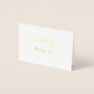 Will You Marry Us Wedding Officiant Card