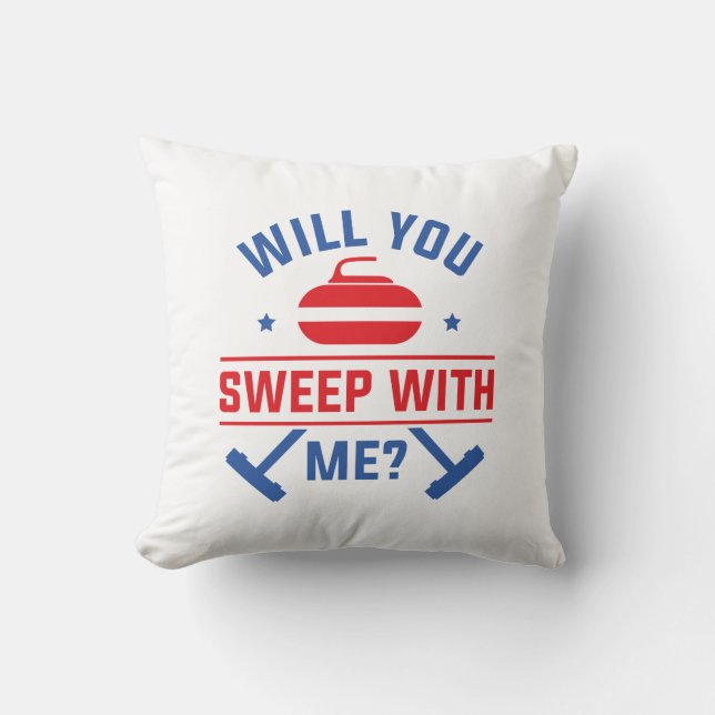 Will You Sweep With Me Cushion (Front)