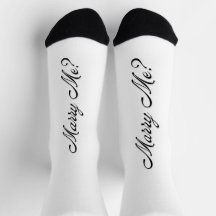 Will Your Marry Me Proposal Novelty Socks