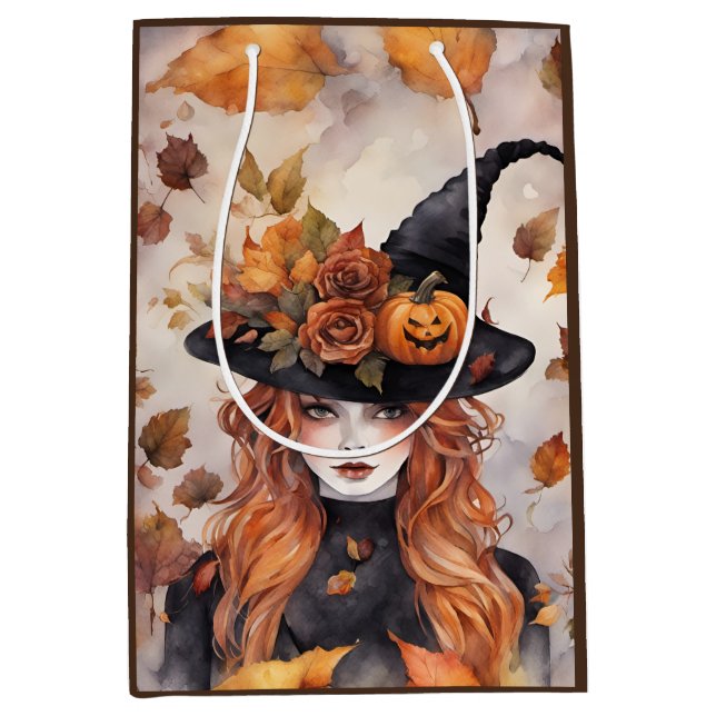 Willa The Witch  Medium Gift Bag (Front)