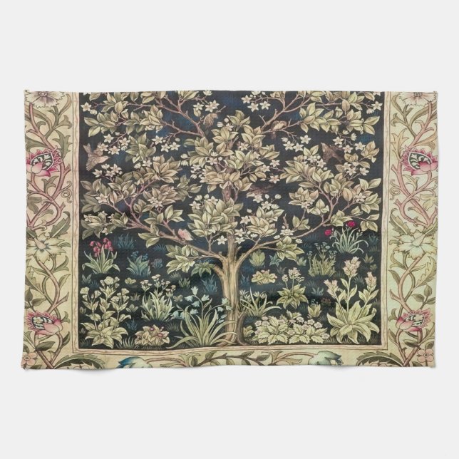 Willam Morris beautiful designs and creations,Vint Tea Towel (Horizontal)
