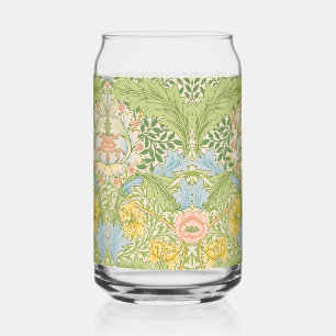 Willam Morris Myrtle Garden Floral Classic Can Glass