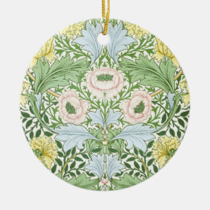 Willam Morris Myrtle Garden Floral Classic Ceramic Ornament
