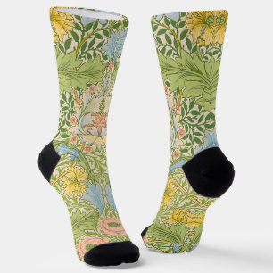 Willam Morris Myrtle Garden Floral Classic Socks
