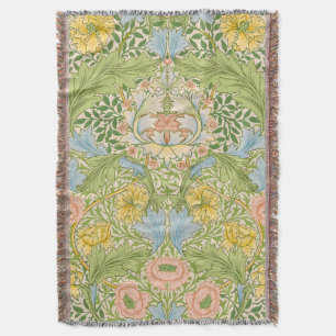 Willam Morris Myrtle Garden Floral Classic Throw Blanket