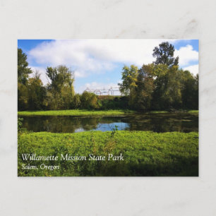 Willamette Mission State Park, Oregon Postcard