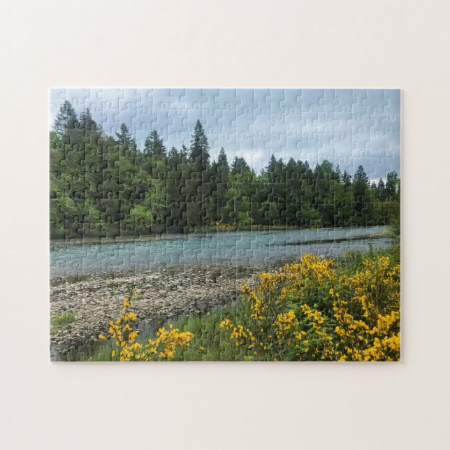 Willamette River, Elijah Bristow State Park, OR Jigsaw Puzzle (Horizontal)