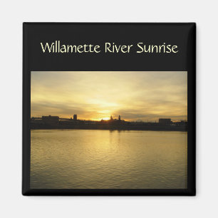 Willametter River Sunrise Magnet