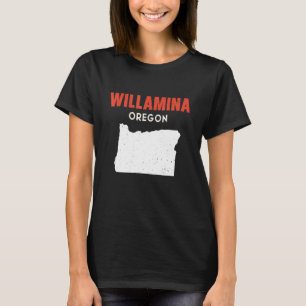 Willamina Oregon USA State America Travel Oregonia T-Shirt