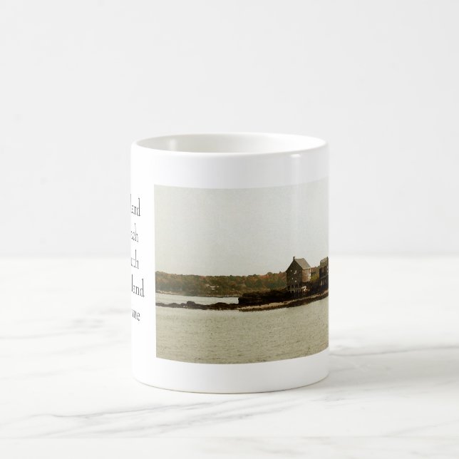 Willard Beach, South Portland, Maine Coffee Mug (Center)